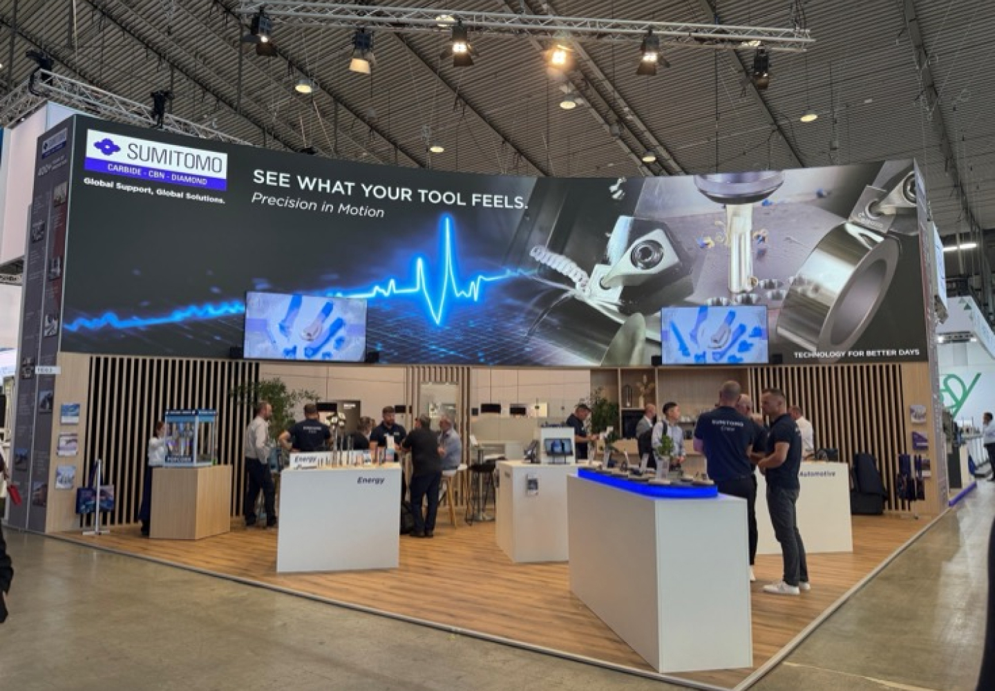 SUMITOMO booth at AMB 2026 in Stuttgart